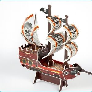 12 Ships Pirate 3d Kids art kit